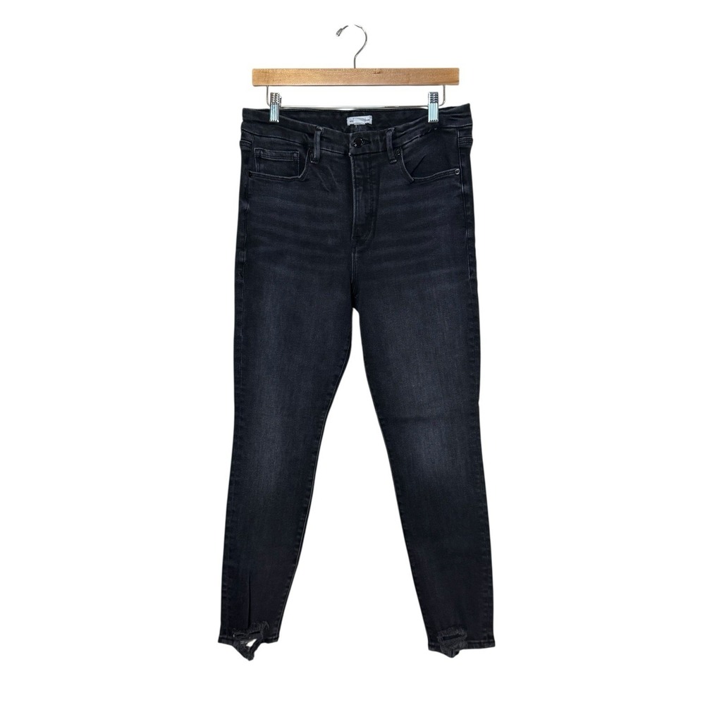 Good American Black Jeans Womens Sz 12/31‎ Ankle Minimalist Neutral Casual